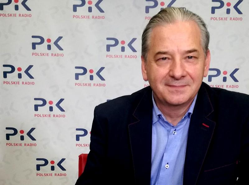 Leszek Skrla w Polskim Radiu PiK. Fot. Magda Jasińska