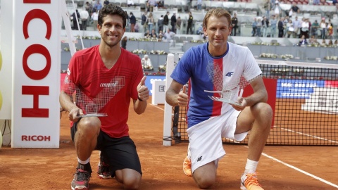 Turniej ATP w Madrycie - zwycięstwo Łukasza Kubota w finale debla