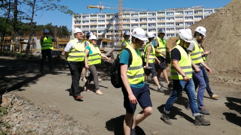 Wycieczki na budowę szpitala w Toruniu