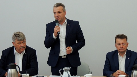 Mariusz Błaszczak na posiedzeniu w Urzędzie Wojewódzkim w Bydgoszczy