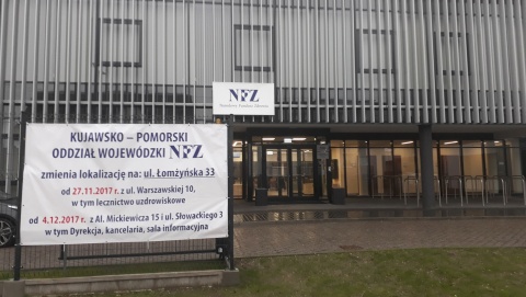 NFZ w Bydgoszczy przenosi się na ul. Łomżyńską