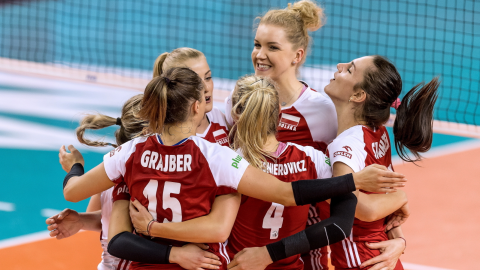 Liga Narodów siatkarek - Polki bez straty seta wygrały z Rosjankami