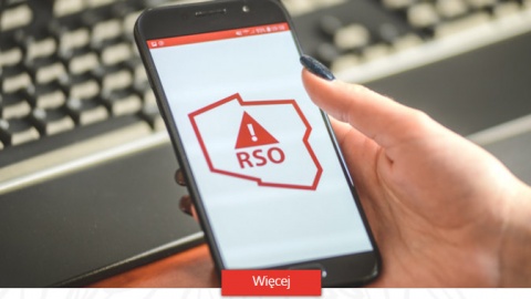 Aplikacja RSO powiadomi o zagrożeniach