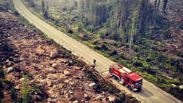 Szwecja wdzięczna polskim strażakom za pomoc przy gaszeniu pożarów