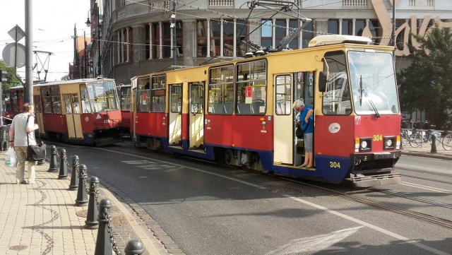 Dwa tramwaje zderzyły się w centrum Bydgoszczy