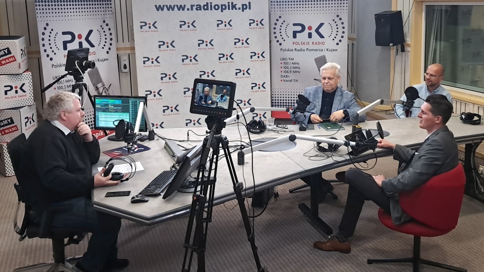 „Radiokonferencję” prowadził Michał Słobodzian/fot: Wiktor Sobociński