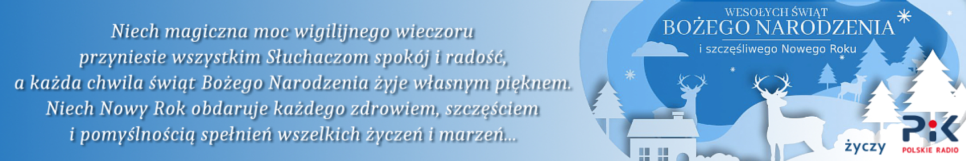 Wesołych Świąt i Szczęśliwego Nowego Roku życzy Polskie Radio Pi