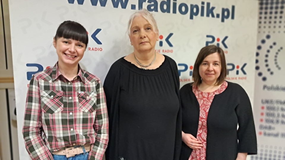 W bydgoskim studiu z Żanetą Walentyn (po środku) rozmawiały: Marta Frankowska (po lewej) i dr Magdalena Bergman (po prawej)/fot: Magdalena Gill