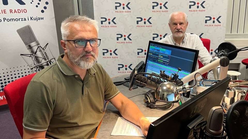 Gościem Ireneusza Sangera był Henryk Maciejewski (od lewej)/fot: Izabela Langner