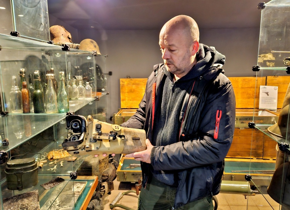 Założycielem prywatnego muzeum w Lisewie jest Tomasz Stefański. Fot. Adriana Andrzejewska-Kuras/PR PiK