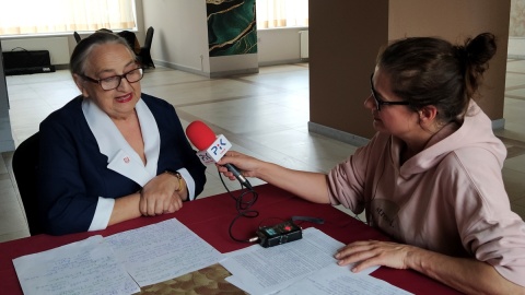 Krystyna Wasilkowska-Frelichowska i Iwona Muszytowska-Rzeszotek. Fot. Kinga Frelichowska