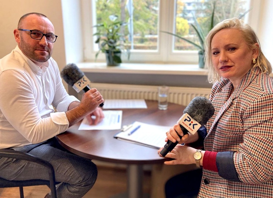 Gościem Agnieszki Marszał był Marcin Zajączkowski, prezes Uzdrowiska Ciechocinek. Fot. Krystian Makowski/PR PiK