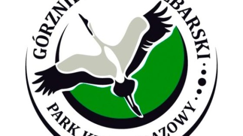 Żuraw w logotypie Górznieńsko-Lidzbarskiego Parku Krajobrazowego. Grafika: Fot. parki.kujawsko-pomorskie.pl/glpk