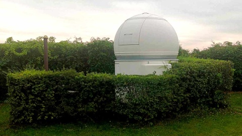 Z wizytą w obserwatorium astronomicznym w Niedźwiadach niedaleko Szubina. Fot. Marcin Glapiak