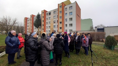 Mieszkańcy Kapuścisk nie zgadzają się na budowę bloku przy ul. Sandomierskiej 32a. Fot. Tatiana Adonis/arch. PR PiK