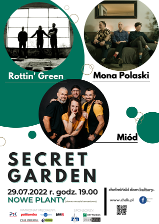Secret Garden, Chełmno, Nowe Planty, koncert, 29.07.2023r.(zakończony)