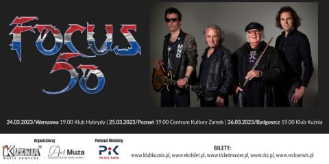 Koncert holenderskiej grupy rockowej FOCUS, Bydgoszcz, Klub Kuźnia, 26.03., godz. 19.ul. Gdańska 67 (zakończony)