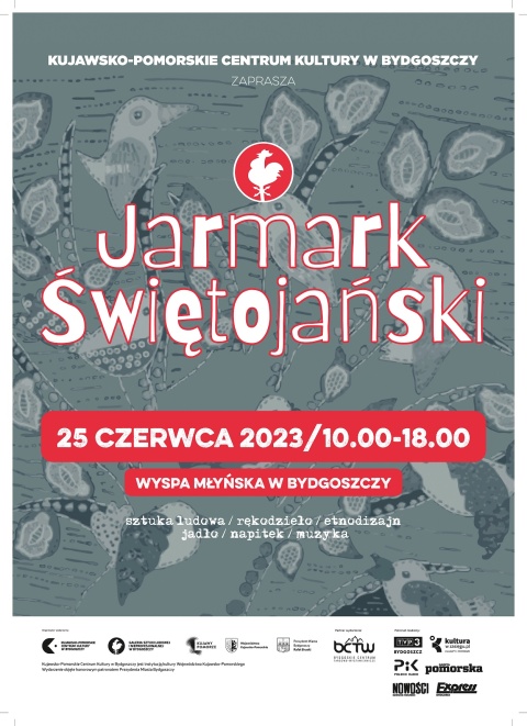 Jarmark Świętojański 25 czerwca 2023 (niedziela) od godz. 10:00 na Wyspie Młyńskiej w Bydgoszczy (zakończony)