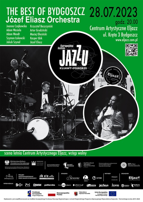 Festiwal - Europejska Akademia Jazzu, w dniach od 23 lipca do 30 listopada 2023r. Stowarzyszenie Artystyczne Eljazz, Bydgoszczhellip 