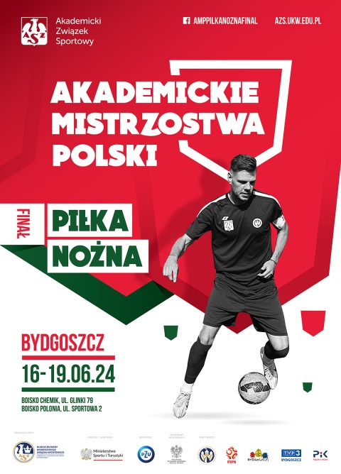 Akademickie Mistrzostwa Polski w piłce nożnej finał, Bydgoszcz 16-19.06.2024r.(zakończone)