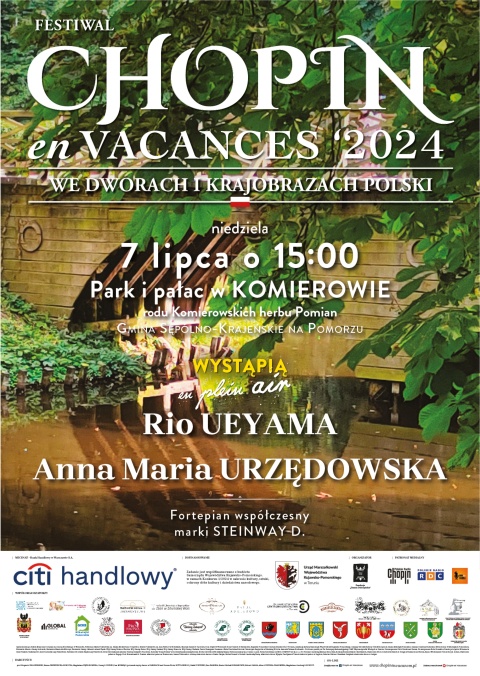 Chopin en Vacances Pałac Komierowo 7 lipca 2024r. godz. 15.00