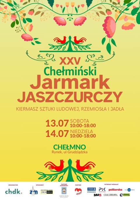 XXV Chełmiński Jarmark Jaszczurczy 13-14 lipca 2024 r.