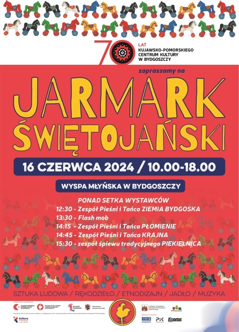 Jarmark Świętojański 16.06.2024r. Wyspa Młyńska Bydgoszcz (zakończony)