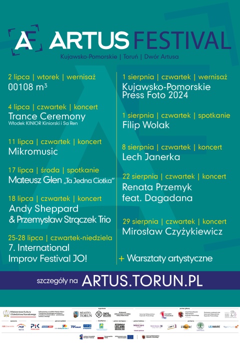 Artus Festival - 1.07.-31.08.2024r. - Dwór Artusa Toruń