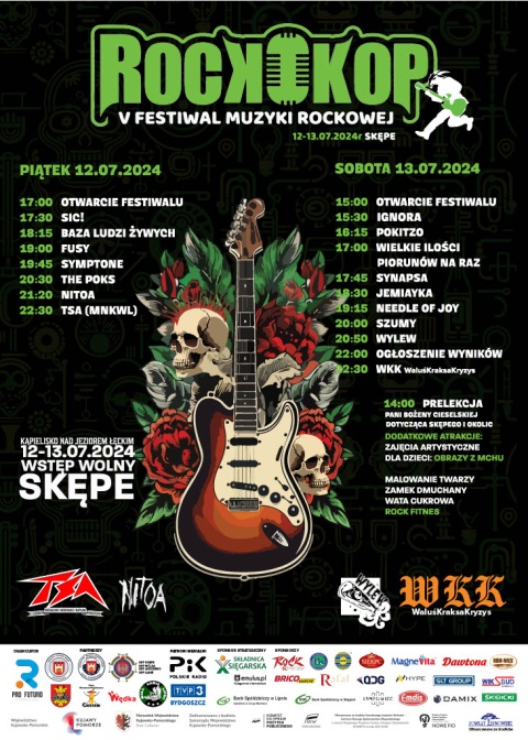 V Festiwal ROCKOKOP, Skępe 12-13.07.2024r.