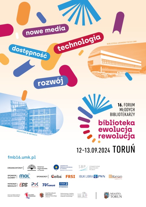 Forum Młodych Bibliotekarzy 12-13.09.2024r. Toruń