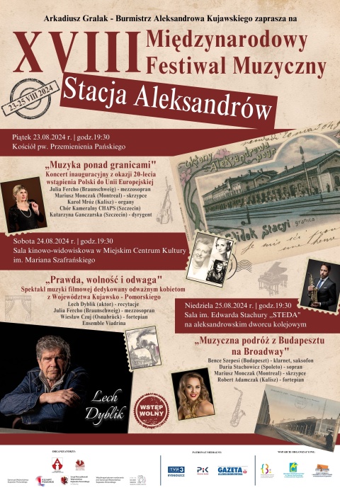 Międzynarodowy Festiwal Muzyczny Stacja Aleksandrów 23-25.08.2024r.(zakończony)