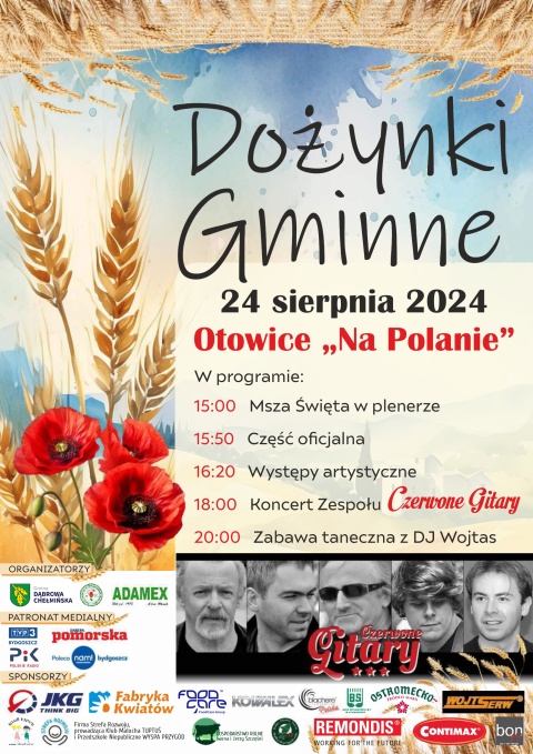 Dożynki Gminne - Dąbrowa Chełmińska - Otowice Na Polanie 24-25.08.2024r.