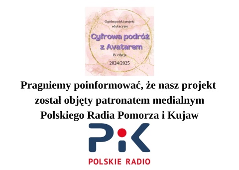 Cyfrowa podróż z Avatarem, Ogólnopolski projekt edukacyjny, IV edycja 20242025 Przedszkole Samorządowe im. Królahellip 