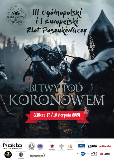 III Ogólnopolski i I Europejski Zlot Poszukiwaczy Bitwy pod Koronowem Wilcze 1718 sierpnia 2024r. (zakończony)