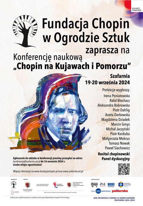 Konferencja: Chopin na Kujawach i Pomorzu, Ośrodek Chopinowski w Szafarni 19-20.09.2024r.