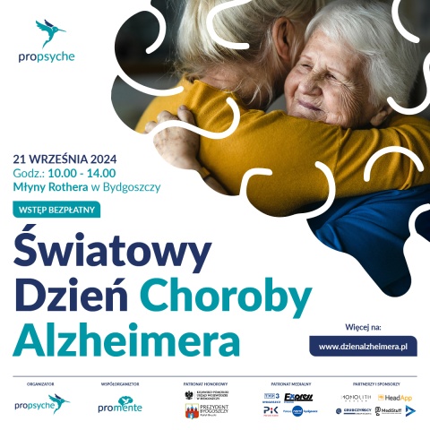 Obchody Światowego Dnia Choroby Alzheimera 2024. Młyny Rothera, ul. Mennica 10, Bydgoszcz - 21 września 2024r.(zakohellip 