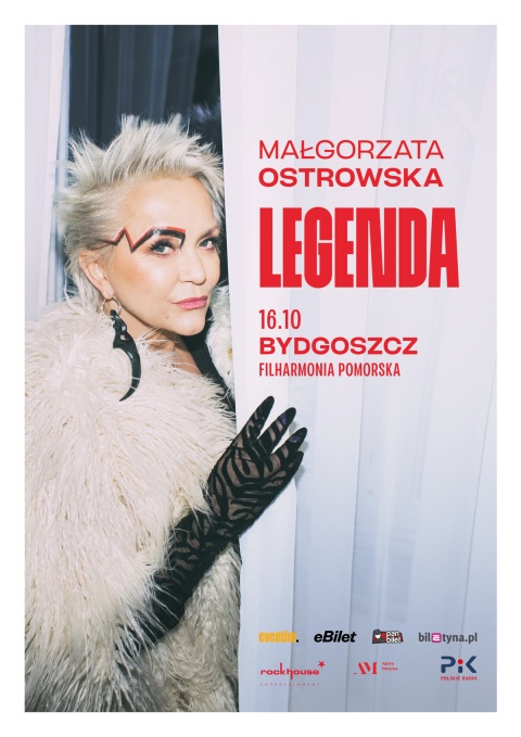 Małgorzata Ostrowska Legenda - Filharmonia Pomorska 16.10.2024r. godz.19.00