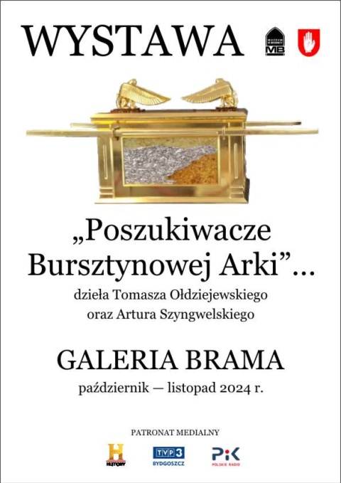 Wernisaż wystawy Poszukiwacze Bursztynowej Arki... dzieła Tomasza Ołdziejewskiego oraz Artura Szyngwelskiego orazhellip 