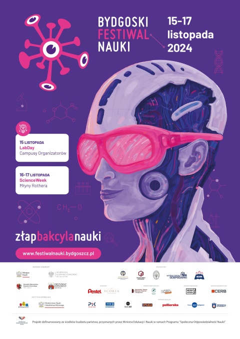 Bydgoski Festiwal Nauki, Campusy organizatorów wydarzenia oraz Młyny Rothera 15-17.11.2024r.