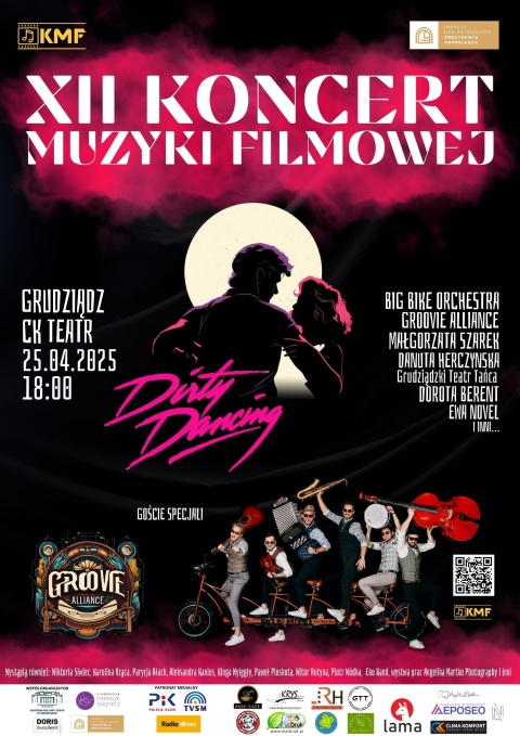 XII KONCERT MUZYKI FILMOWEJ - CK TEATR ul.Teatralna 1 -25 kwietnia, godz. 18.00