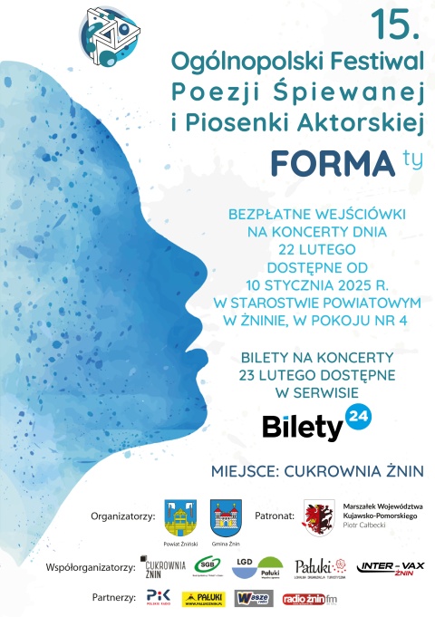 15. Ogólnopolski Festiwal Poezji Śpiewanej i Piosenki Autorskiej ,,FormaTY - Cukrownia Żnin ul.Klemensa Janickiego1hellip 