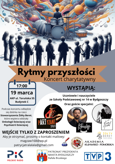 Koncert charytatywny Rytmy przyszłości  muzyka i rozwój młodzieży, jako klucz do ich przyszłości - Akademiahellip 