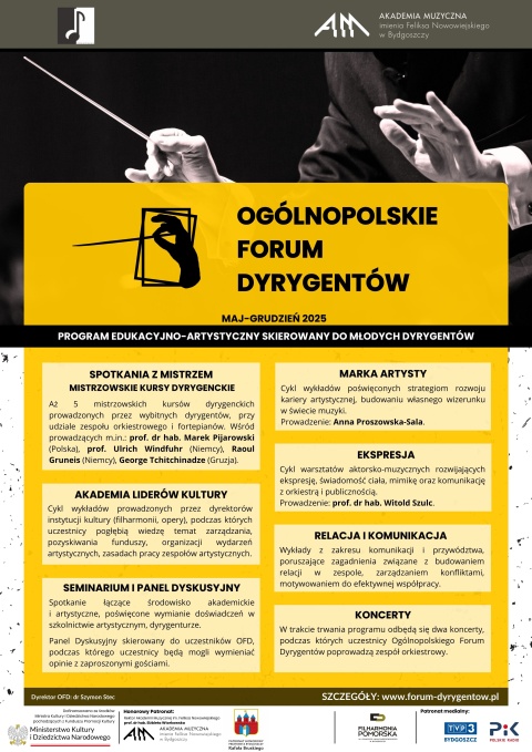 Ogólnopolskie Forum Dyrygentów - Fundacja Konsonans we współpracy z Akademią Muzyczną im. Feliksa Nowowiejskiegohellip 