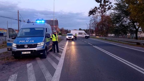 6 listopada br. mieszkańcy Czarnowa przez półtorej godziny blokowali w proteście drogę krajową nr 80. Fot. Michał Słobodzian