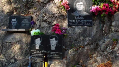 Abchazja - Pamięć o tych, którzy zginęli podczas wojny. Fot. Agnieszka Siejka