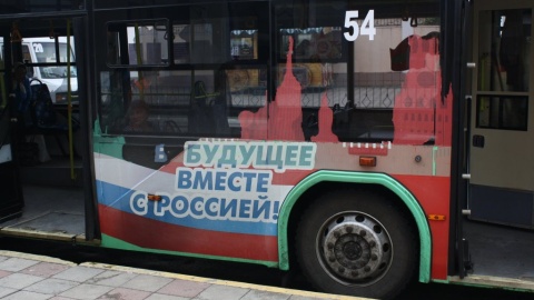 Naddniestrze - Sympatie pro-rosyjskie widoczne na każdym kroku. Fot. Agnieszka Siejka