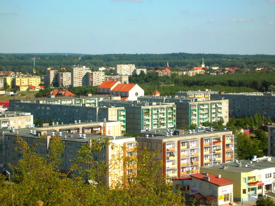 Widok z Góry Szybowników w Fordonie (2005). Foto:Wikipedia