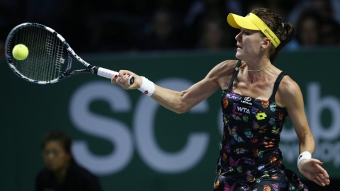 WTA Finals  Radwańska przegrała z Halep w półfinale