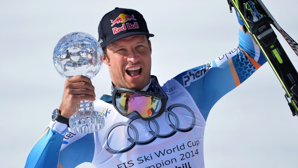 Svindal już wcześniej zapewnił sobie małą Kryształową Kulę w tej konkurencji. Fot. EPA/BARBARA GINDL