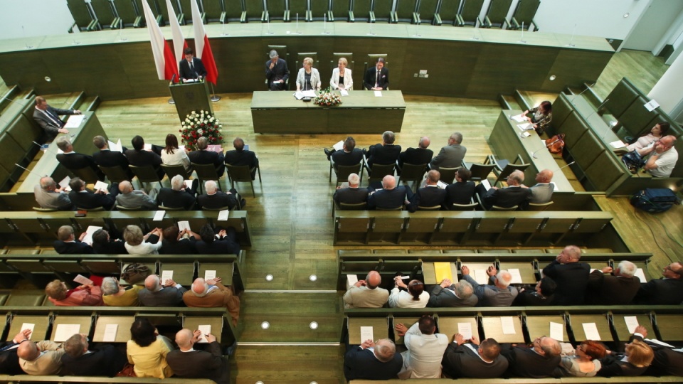 Doroczne posiedzenie Zgromadzenia Ogólnego Sędziów Sądu Najwyższego w Warszawie. Fot. PAP/Rafał Guz